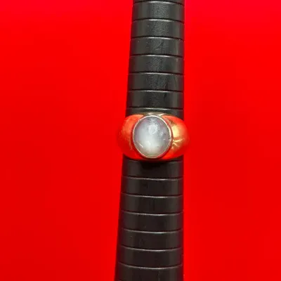 Tests As 14K - Gemstone Ring With Sizer