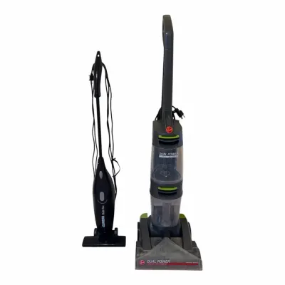 Pair Of Upright Corded Vacuum Cleaners