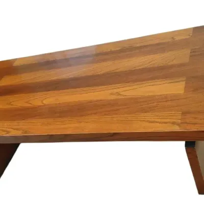 Mid-Century Modern Wood Lane Brutalist Style Coffee Table 