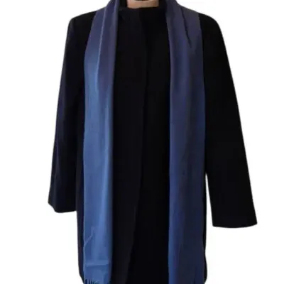 Talbots Wool Coat & Cashmere Scarf