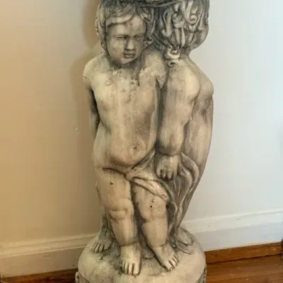 Cherub Pedestal Plant Stand