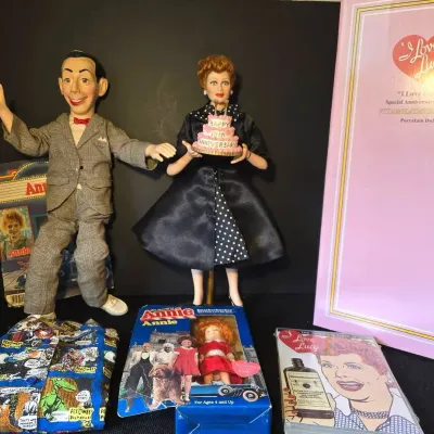 I Love Lucy Anniversary Doll, Pee Wee Herman, & Annie Dolls