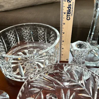 Various Crystal And Glassware 