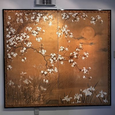 Sale Photo Thumbnail #4: Antique Japanese Screen