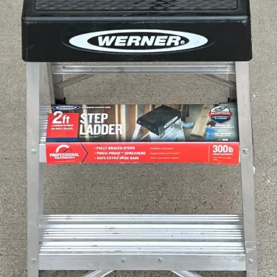 Werner 2 Foot 300 Pound Folding Step Ladder