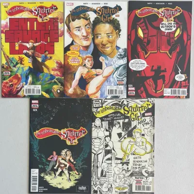 
(5) Marvel The Unbeatable Squirrel Girl 2017 Comic Books, Unsealed