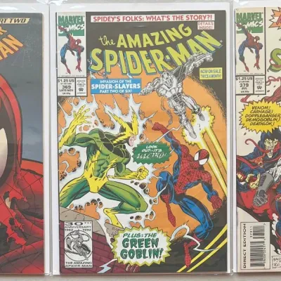 Marvel Comics Group 1992, 1993, And 1994 The Amazing And Spectacular Spider-man 211, 369. And 379
