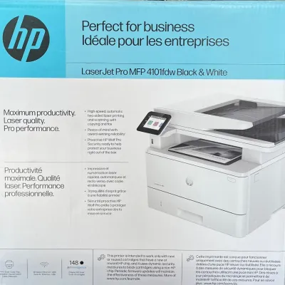 
HP Laser Jet Pro Printer Model MFP M426FDW With Box And Power Cable
