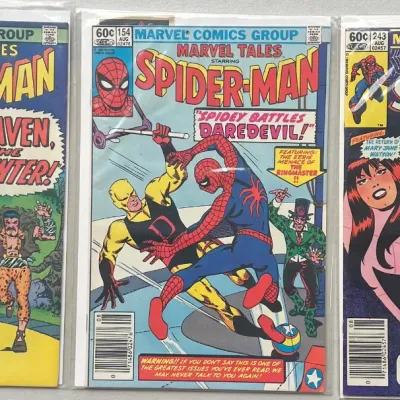 Marvel Comics Group 1983 The Amazing Spider-man And Marvel Tales 153, 154, 243