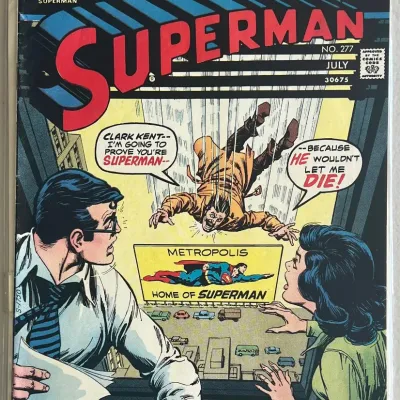 DC Comics The Amazing World Of Superman 277 1974