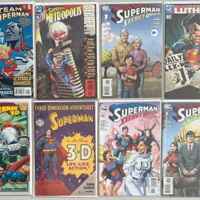DC Comics Superman 1997-2011 - Secret Origin, 3-D With Glasses, And Team Superman