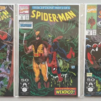 
Marvel Comics Group 1991 Spider-man Perceptions Part 1, 2, And 3 Of 5