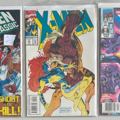 
Marvel Comics Group X-men 1993 91, 1993 28, And 1999 86