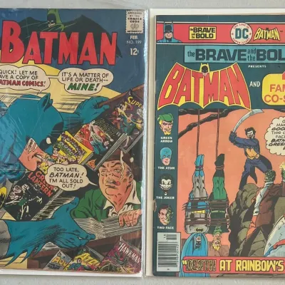 DC Comics Batman 199 1968 And 130 1976
