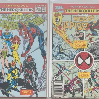 Marvel Comics Group 1992 Annual The Hero Killers Part 1 And 3