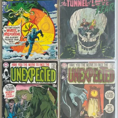 DC Comics Have You The Nerve To Face The Unexpected 1969 11, 113, 115, And 117