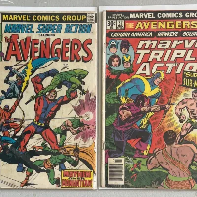 Marvel Comics Group The Avengers 1979 14 And 1976 32