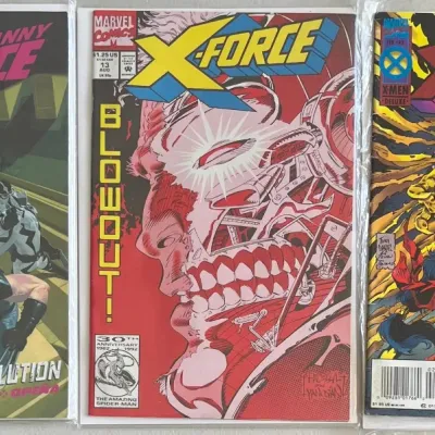 Marvel Comics Group X-force 1992 13, 1995 43, And 2011 Apocalypse Solution