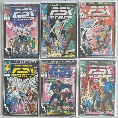 Marvel Comics Group New Universe PSI Force 1-7 1986 And 1987