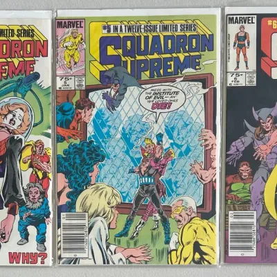 Marvel Comics Group Squadron Supreme 1985 4, 5, And 6