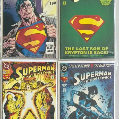 
DC Comics Superman In Action Comics 1993 12, 32, 36, And 694