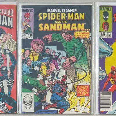 Marvel Comics Group 1984 The Amazing Spider-man And Marvel Team-up 95, 138, 131
