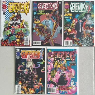 (5) Marvel Comics Group Generation X 1996 And 1997