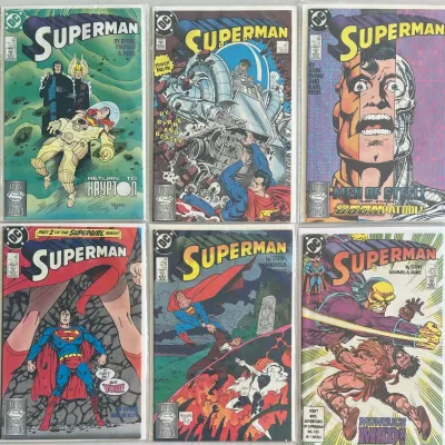 Dc Comics Superman 1988 And 1989 18-21, 23, And 32