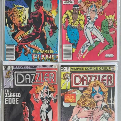 
Marvel Comics Group Dazzler 1982 23, 24, 25, And 26