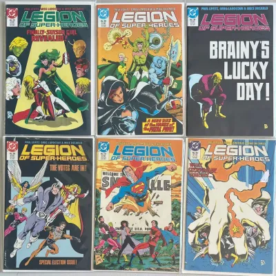 
DC Comics Legion Of Super-heroes 1986 And 1987 25, 26, 30, 36, 37, 40