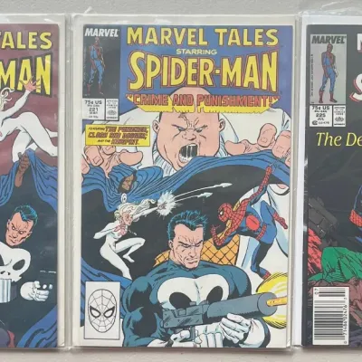 Marvel Comics Group 1988 And 1989 Marvel Tales Spider-man 220, 221, And 225