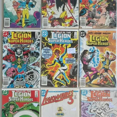 (9) Dc Comics Legion Of Super-heroes 1984-1987