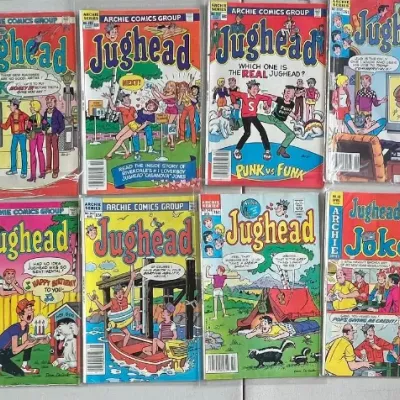 (16) 1980s Archie Comics Group Jughead Comic Books
