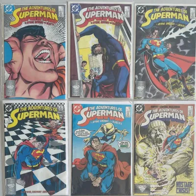 DC Comics The Adventures Of Superman 1988 438-443