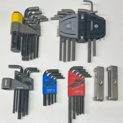 (8) Sets Of Metric And SAE Hex Keys - Husky, Eklind, And Klein