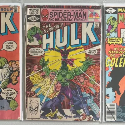 
Marvel Comics Group The Incredible Hulk 1980 86, 1981 264 And 266