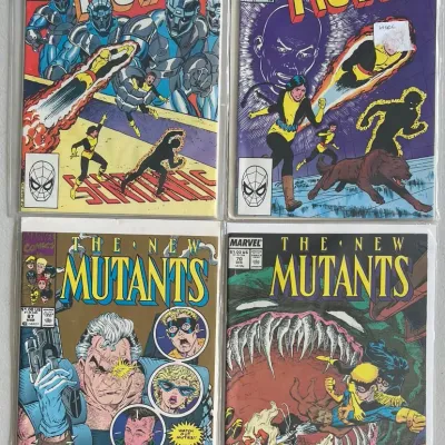 
Marvel Comics Group The New Mutants 1982 1, 1983 2, 1990 87, And 1988 70