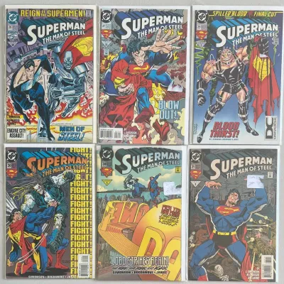 DC Comics Superman The Man Of Steel 1993 And 1994 26, 27, 29, (2) 30, And 31