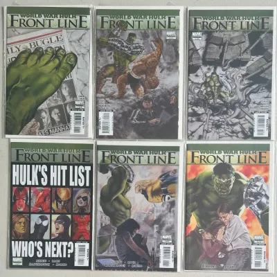 Marvel Limited Series World War Hulk Front Line 1-6 2007