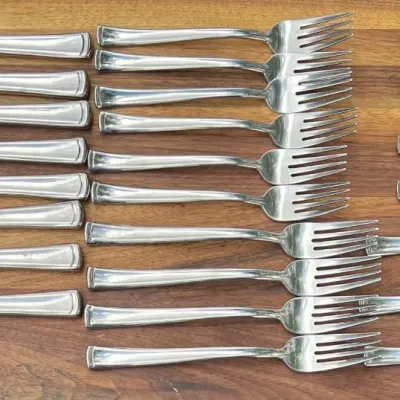 
Partial Set Of Dansk 18/10 Stainless Silverware - Forks, Spoons, Knives