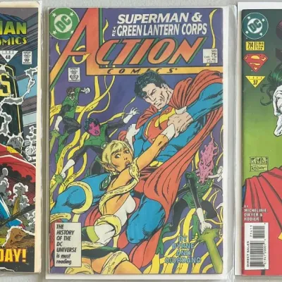 
DC Superman In Action Comics 589 1987, 714 1995, And 684 1992