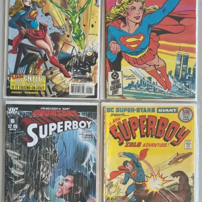 DC Comics Superboy 12 1977 And 6 2011, Supergirl 1 1985 And 1 1988