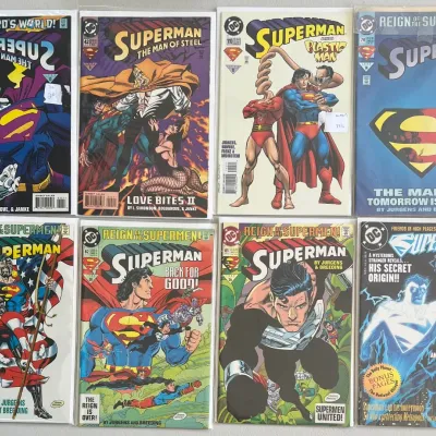 DC Comics Superman The Man Of Steel And Reign Of The Supermen 1993 -1996