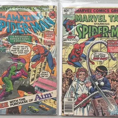 Marvel Comics Group 1979 And 1980 The Amazing Spider-man And Marvel Tales 108
