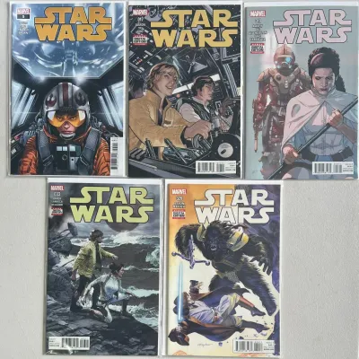 
(5) Marvel Comics Star Wars 2016 To 2020