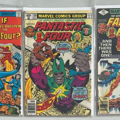 
Marvel Comics Group The Fantastic Four 1978 11, 1979 208 And 214
