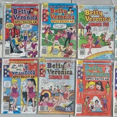 
(14) 1980's Archie Comics Group Betty And Veronica Spectacular And Summer Fun Comic Books