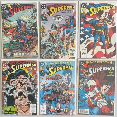 DC Comics Superman 1989-1994 30, 33, 52, 53, 57, And 58