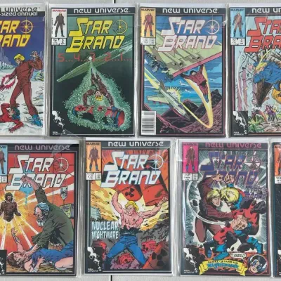 
Marvel Comics Group New Universe Star Brand 1986 And 1987 1-10