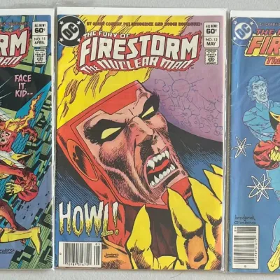 DC Comics The Fury Of Firestorm The Nuclear Man 1983 11, 12, And 13